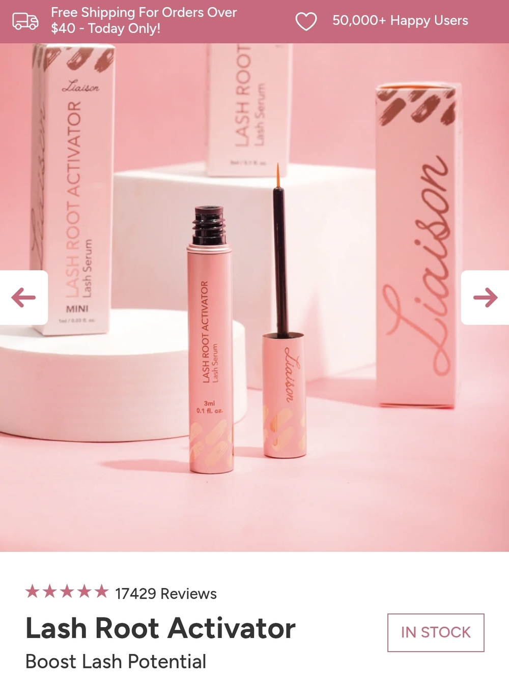 Liaison Lash Bond & Mascara Bond Duo - Pink and Mint - Picture 4 of 4